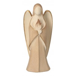 Ange avec flamme en bois...