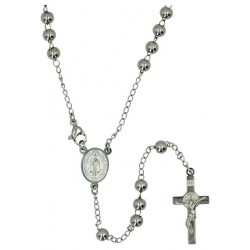 Rosary steel Saint Benedict