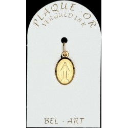 Gold plated medal...