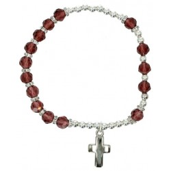 Elastic bracelet glass