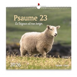 Calendrier 2026 - Psaume 23...