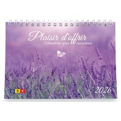 Calendrier 2026 - Plaisir...