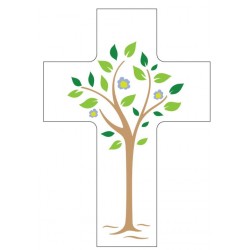 Croix murale blanche...