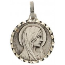 Medal Virgin  16 mm  Silver...