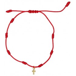 Armband met 7 knopen op...