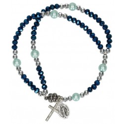 Bracelet-chapelet - cristal...