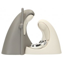 Nativité en résine blanche...