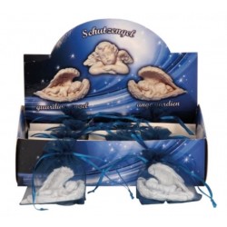 Engel in organza zakje 3.5 cm