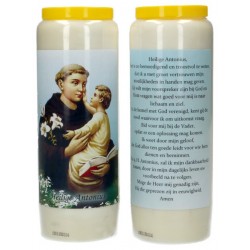 9 days candle / white / St...