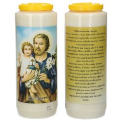 9 days candle / white / St...