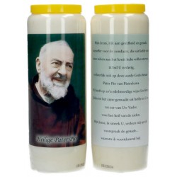 9 days candle / white / St...