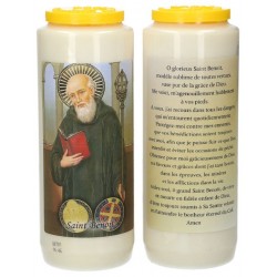 9 days candle / white / St....