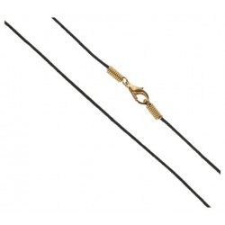 Halssnoer Zwart - 50 cm -...