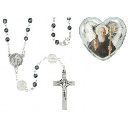 Mini rosary hematite St...