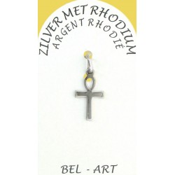 Croix Argent Rhodié - 15 X...