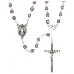 Rosary  Semicrystal  Amétyste
