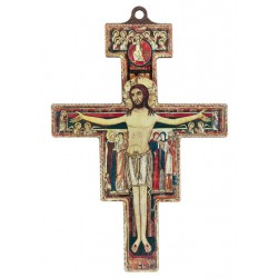 Croix St Damien - 14 X 10 cm