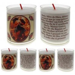 Set of 4 candles  our Lady...