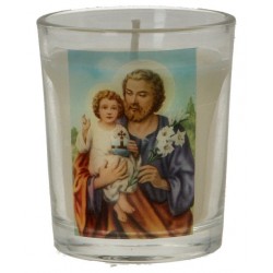 Glass candle 65 x 50 mm...