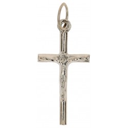 Cross 25 mm Nickel Metal