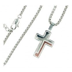 Steel cross 26 x 18 mm with...