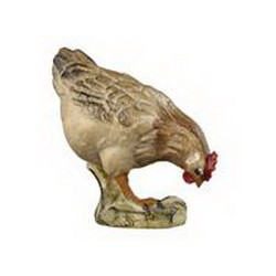 Houtsnijwerk Kip/pikkend 12...