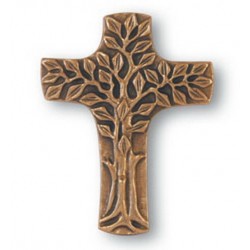Croix Murale Bronze Arbre...