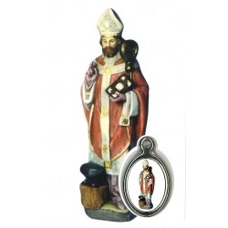 Card with prayer and medal...