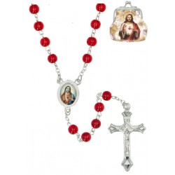 Etui + Chapelet - Sacré Coeur