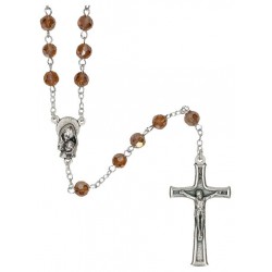 Crystal rosary  Topaz Jewel