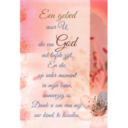 Carte Double + Env - Een Gebed