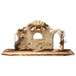 Houten Kerststal 50 x 22 x 25