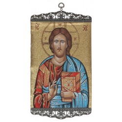 Icône - Tissu 20 X 38 cm -...