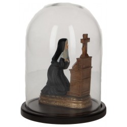 Globe en verre Ht 20 cm -...