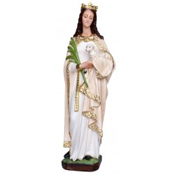 Statue St Agnes 60 cm in resin