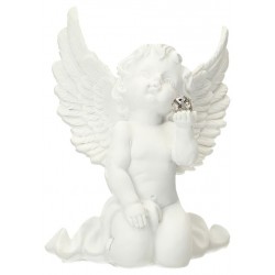 Engel geknield + strass H...