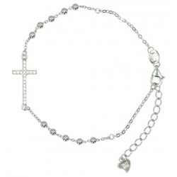 Bracelet en argent rhodié...