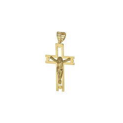 9-carat gold cross 30 mm...