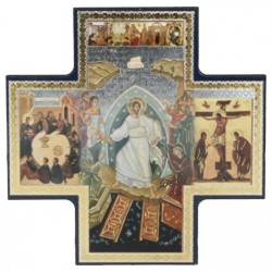 Icône 15 X 15 cm  Croix -...