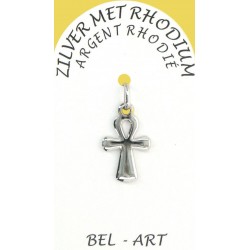 Rhodium Silver Cross  16 X...