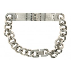 Bracelet "Notre Père" en acier