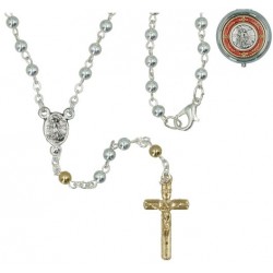 Chapelet argenté St Michel...