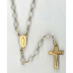 Chapelet Pl-Or - Quarz Rose...