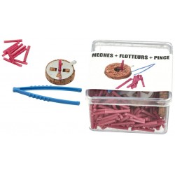 Boîte de mèches parafine +...