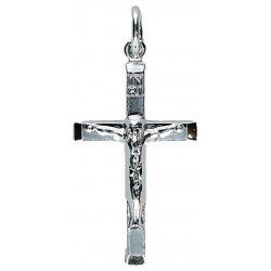 Croix 21 mm - Métal Nickelé