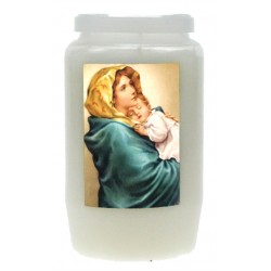 Kaars 3 Dagen / wit / OLV...