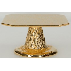 Socle doré pour ostensoir -...