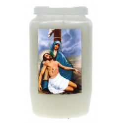 Candle 3 Days / white / Pieta