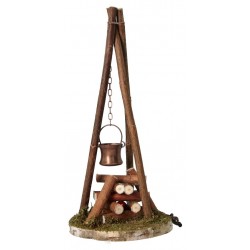 Kampvuur - H 20 x 10 x 10 cm