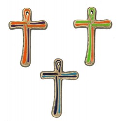 Kruisbeeld Brons Email 10 X...